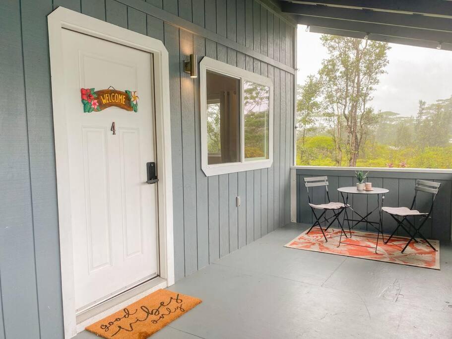Hibiscus Hale, Full Kitchen, King Bed, Parking Leilighet Keaau Eksteriør bilde